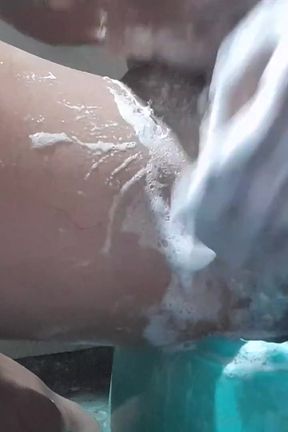 Bathroom Shower Indian Man Big Black Cock Handjob