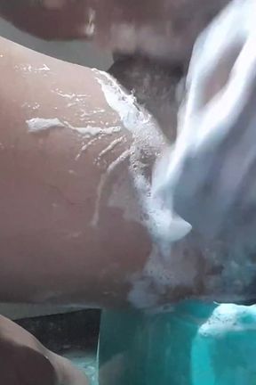 Bathroom Shower Indian Man Big Black Cock Handjob