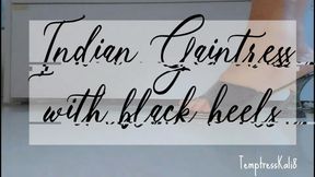 Indian Gain tress with black heels
