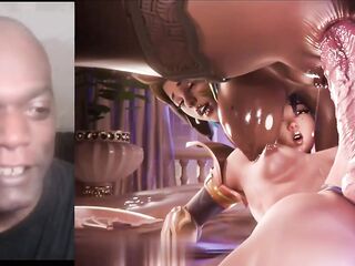 Anran VS Domin BUTT sex scene