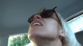Multiple hot orgasms and pissing in the car