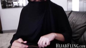 Cheating Arab MILF Victoria June deepthroats and takes it in face-to-face
