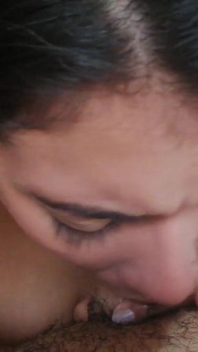 Rough Blowjob From Stepsister Caught