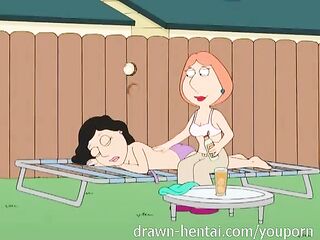 Family guy sex video: Lesbian orgy with nude Loise