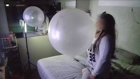 Mirrored Balloon blowing