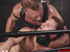 Brogan Takes Charge Bound Dylan Oiled Spanked and Fucked Hard