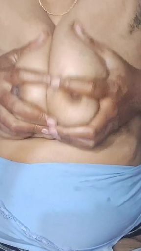 Stunning moment from &quot;Big Boobs Massage Hot Desi Indian Bhabhi&quot;