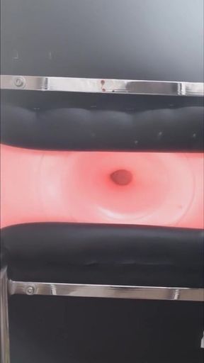 Exercise donut ball pumped