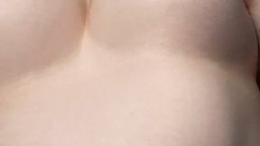Drooling All Over My Tits As I Finger Myself