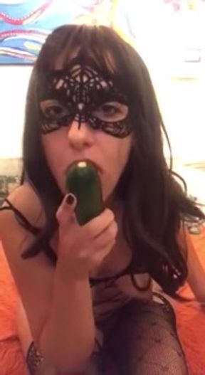 Unfaithful wife masturbates for another man