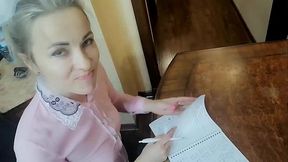 Не дал сделать домашку и накончал на лицо