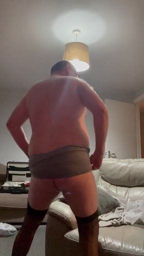 Horny Cross Dressing Striptease