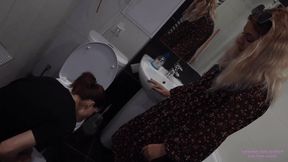 JANE - Next time you clean my toilet better, dirty pig! (HD)