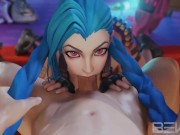Jinx Deepthroat League of Legends Wild Rift Blowjob