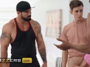 BRAZZERS - Callie Black And Her Busty Stepmom Victoria Lobov Take On 4 Guys At The Same Time