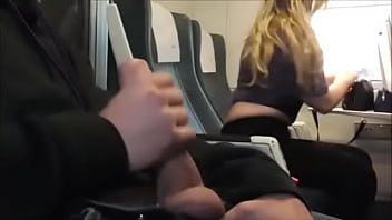 Public blowjob by a girl in a train |