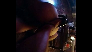 Fucking my slave with my high-heels