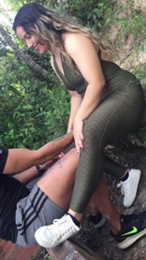 I invite my best friend to the forest and I end up licking her pussy