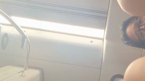 Giantess feet on public transit (sep 27 2025)