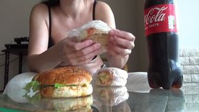 gorge yourself on burgers and cola m