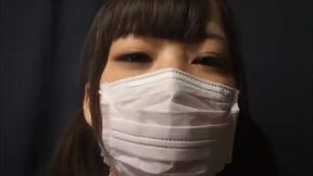 JAPANESE GIRLS WEAR MEDICAL MASKS AND KISS CAMERA FOR YOU PART 1