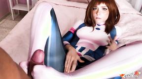 ”Ochako Uraraka Sweetly Fucked After Entering Hero Academy”