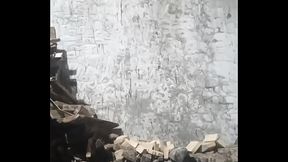 An insatiable gay man is pounding his huge ass with an iron shovel! It'_s been a long time since he'_s had anal sex!