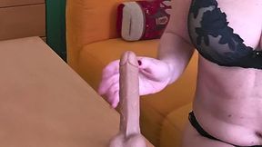 blonde jenny - jerk off instruction