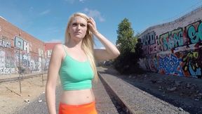Skylar Madison avoids arrest by double teaming two cops!