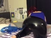 Pool Toy Made Me Cum (whip cream mess) |KALLIELONEWOLF