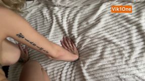 Sex with beauty and cum on her mouth