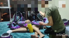 trio con dos vestidas de caporal , la paz bolivia