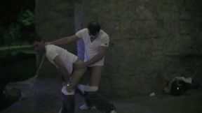 fucke din the night by arab in public park