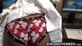 Msnovember's Sassy Secretary Debut: Poka Dots and Nerdiness