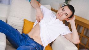 Alpan Stone Exposes His Asshole While Jerking Off Seductively