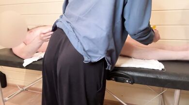 Fucking the masseuse without condom, but she insisted on a condom