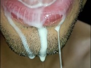 I LOVE CUM IN THE MOUTH, TONGUE, BIG AND POWERFUL PENIS, SLOOPY, KISS
