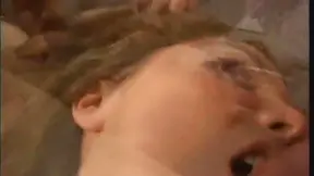 Hot Group Sex in Garage Ends With Explosive Cumshot Action