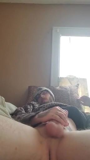 White Boy Cumming Hard After 2 Days of No Release