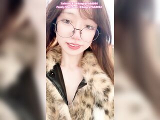 cute sissy smokin' outdoor Tongue Piercings ahegao face