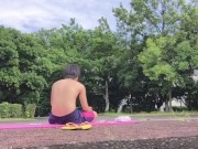 Japanese college students having sex intercourse in a park near the Tokyo Olympics venue!【Big ass】