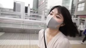 Hot teen Asian angel gives sloppy head and rides cock