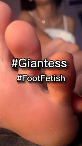 My foot toy. Continuation of video Deal.