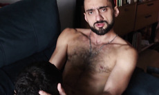 three randy guys go natural intense orgy and sloppy blo