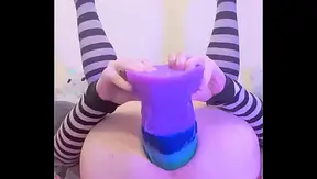 Raine the Femboy Stretches Wide for Four Huge Dildos – Mind-Blowing Load