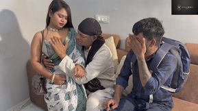 The Husband His Wife with an Old Man and Himself Had Sex with Her