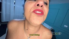 The giant butt and natural breasts of MILF Cris Brasil from Rio de Janeiro