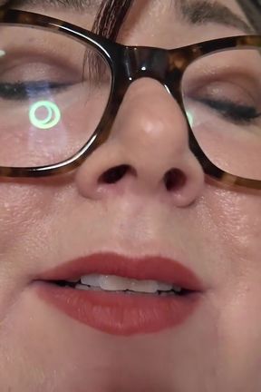 Tiny Man Devoured by His Giantess Girlfriend Mouth Close-up