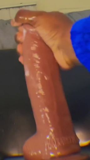 Bubble Butt Femboy Rides 10 inch Dildo   Clip 2