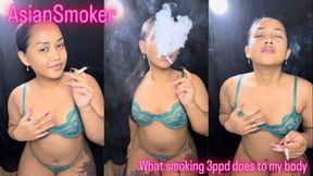What smoking 3 ppd does to my body